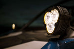 KC HiLiTES Driving/Fog Light, LED Bulb, Clear CREE LED, 3.6 in Width x 3-1/2 in Height x 2.6 in Depth Triangular, Set Of 2 - 0288