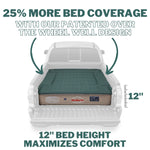AirBedz by Pittman Outdoors Truck Bed Air Mattress, Pro3 Series, 76 in Length X 63-1/2 in Width X 12 in Height Inflated - PPI-302