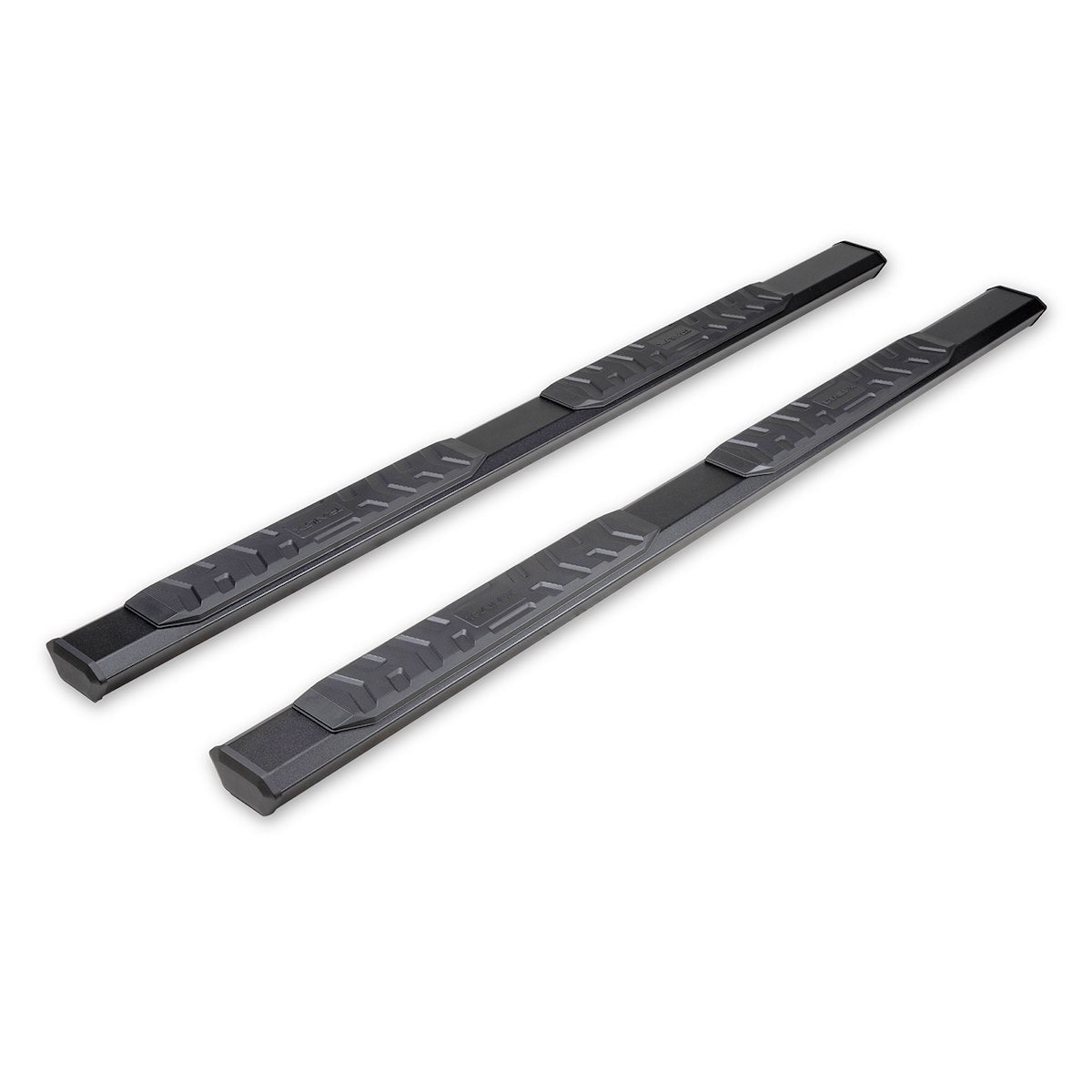 TrailFX Nerf Bar, TrailFX A4 Series, 4-1/2 in Hexagonal Straight, Titanium Black - AL4022B