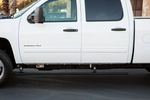AMP Research Running Board, Textured Powder Coated, Black, Die Cast Aluminum - 76147-01A