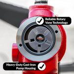Fill-Rite Liquid Transfer Tank Pump, Diesel/Gasoline/Kerosene/E15 And Biodiesel Up To B20, 12 V DC, Up To 15 gal Per Minute - FR1210H