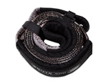 Overland Vehicle Systems Tow Strap, 4 in Width x 8 ft Length, Rated at 40,000 lb, Gray with Black Ends - 19079916