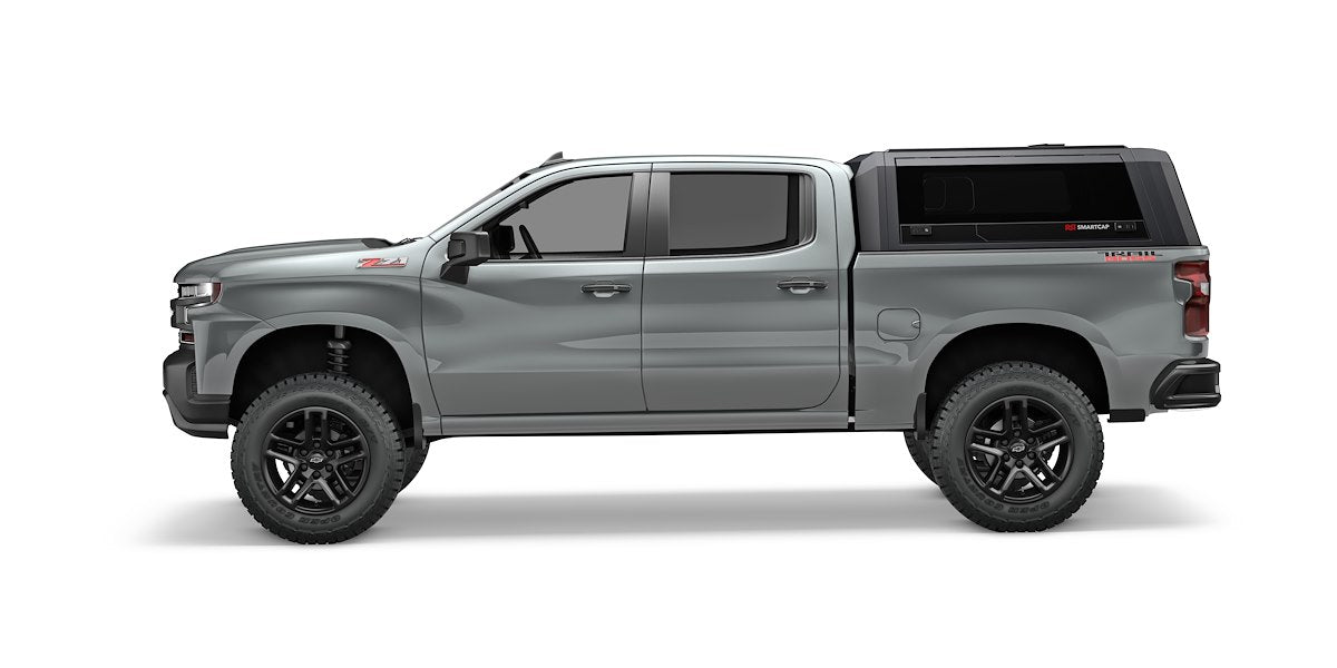 SmartCap Truck Cap, Holds Up To 330 lb When Moving And 770 lb When Parked, Matte Black, Stainless Steel - EV0108-MB