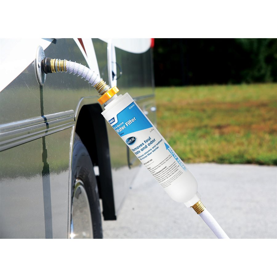 Camco Fresh Water Filter, Filters Down to 150 Microns - 40645
