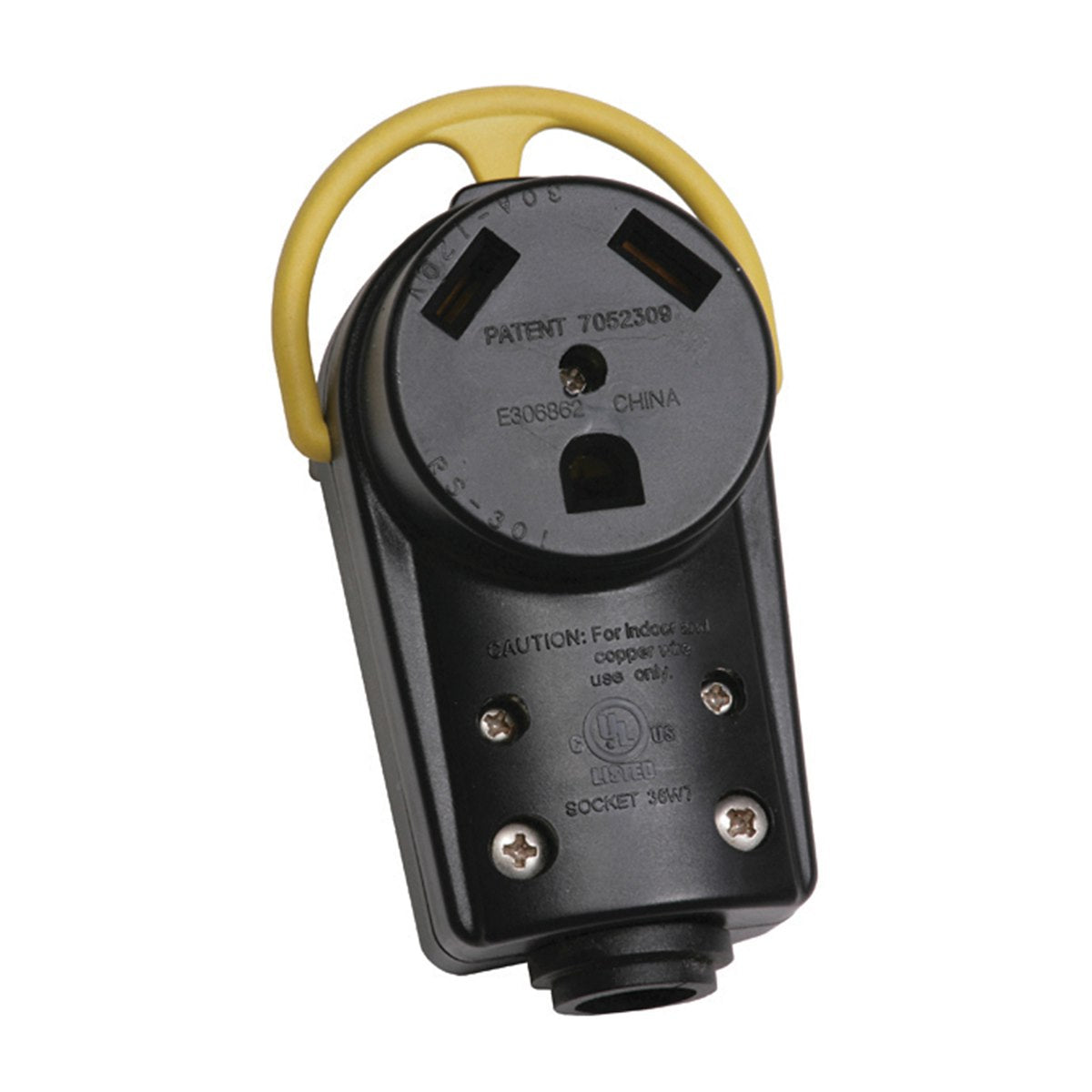 Arcon Power Cord Plug End, 30 amp, Black - 18206