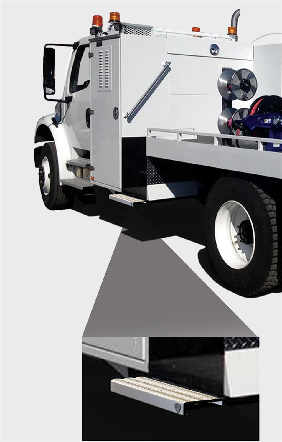 Carr Truck Step, Work Truck Series, 24 in Length, 500 lb Weight Capacity - 501020