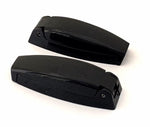 JR Products Door Catch, Black, Set Of 2 - 10224