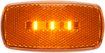 Optronics Clearance Light, MCL32 SERIES, LED, 4 in Length x 2 in Width x 1 in Depth - MCL32ABBP