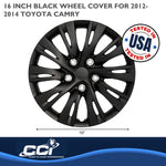 Coast2Coast Universal Wheel Covers IWC103716BLK product image 2