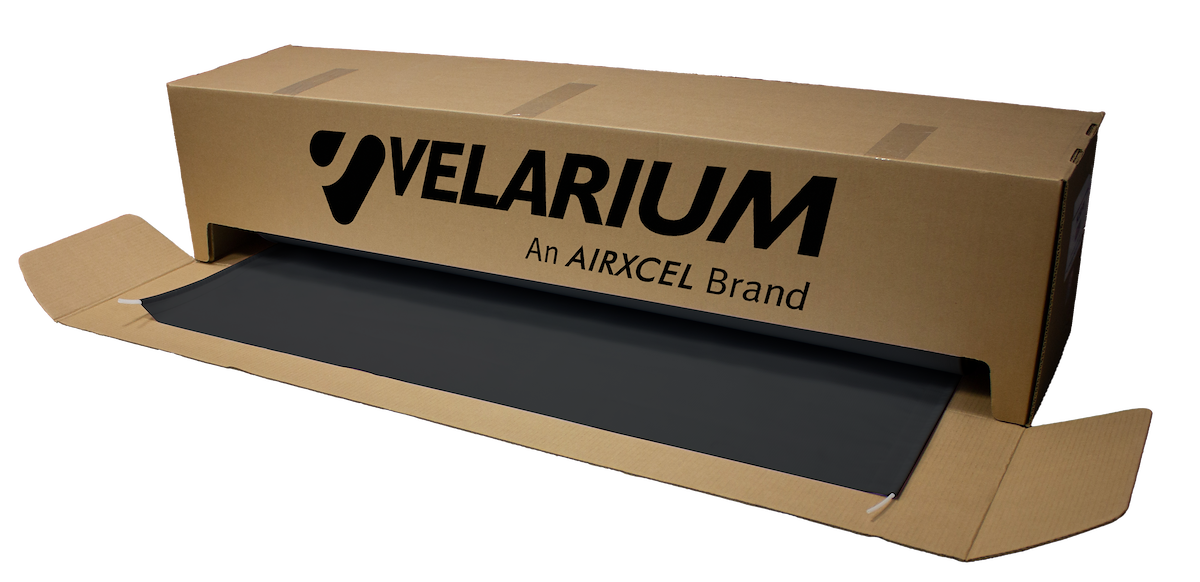 Velarium Awning Fabric, 200 in Length Roll x 47 in Width, Black - VSTF20000