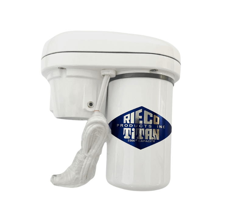 Rieco-Titan Products Camper Jack Motor, White - 36741