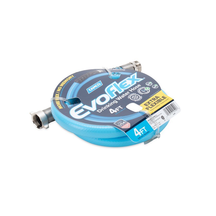 Camco Fresh Water Hose, 5/8 in Internal Diameter, 25 ft Length, 100 PSI Working Pressure - 22594