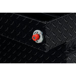 Weather Guard Tool Box, Gloss Black, Aluminum, 27-1/2 in Length x 72 in Width x 18-1/2 in Height - 117-5-04