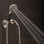 Oxygenics/ ETL Shower Head, Hand Held With 72 in Hose, With 5 Function Spray Settings, 3-3/4 in Outer Diameter - 92489