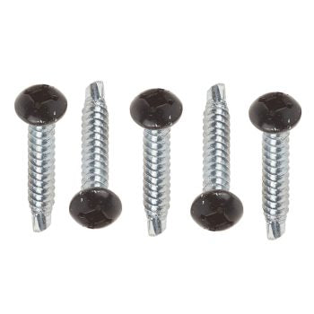 AP Products Screw, #8 x 8-3/4 in Length, Black, Pack Of 500 - 012-PTK500BL 8X3/4