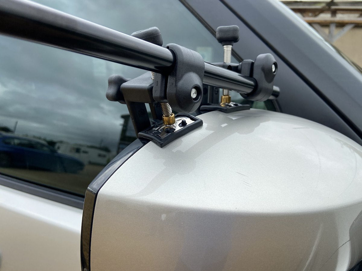 Milenco America Exterior Towing Mirror, Vehicle Fitment: Range/Land Rovers And BMW X Series, Black, Set Of 2 - MIL-6613