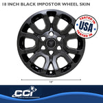 Coast2Coast Wheel Skins & Styled Wheel Covers IWCIMP404BLK product image 2