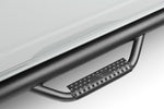 N-Fab Nerf Bar, W2W Series, 3 in Round Bent, Black Textured Powder Coated Steel - F2172B-TX