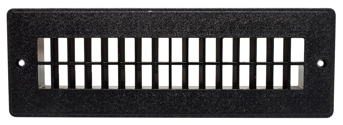 Valterra Heating/Cooling Register, 2-1/4 in Width x 10 in Length, 2-Hole, Black - A10-3366VP