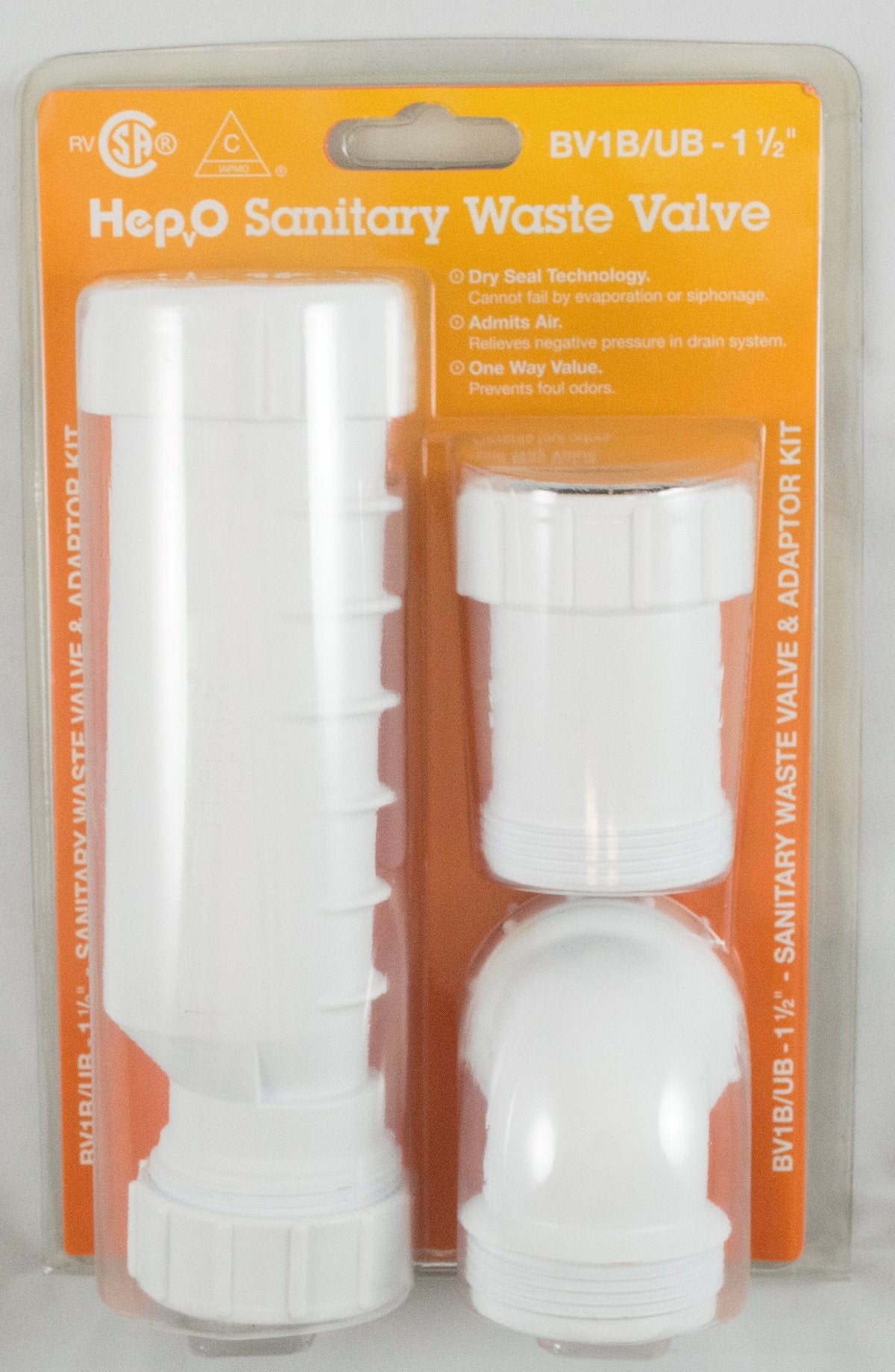 Sunbelt Sink Trap, 1-1/2 in Angled Adaptor, White - WBV1BUB