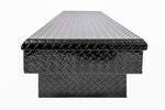 Dee Zee Tool Box, Red Label, Black Gloss Powder Coated Aluminum, 20 in Length x 69-3/4 in Width x 13.2 in Height - DZ8170B
