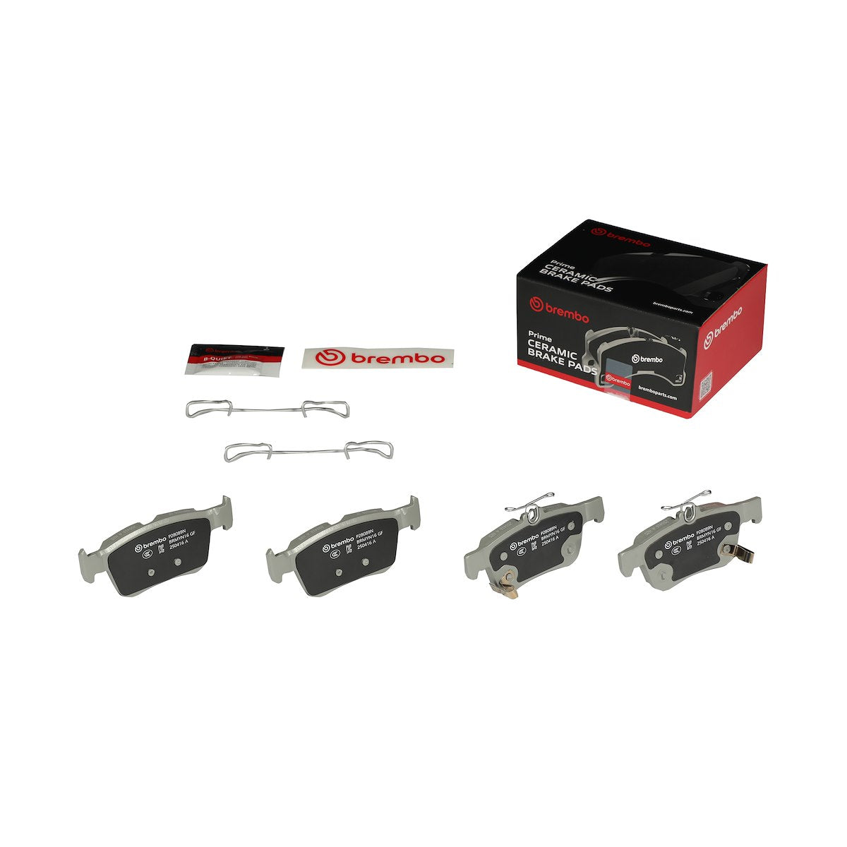 Brembo Brake Pad, FMSI Number D1878-9106, Ceramic, Set Of 4 - P28089N