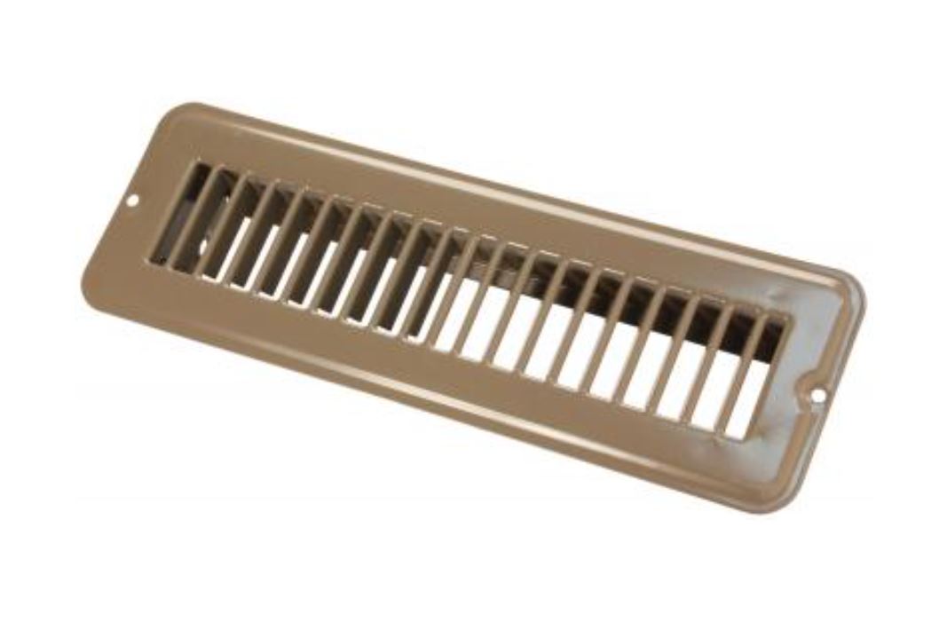 JR Products Heating/Cooling Register, 2 in Width x 10 in Length, 3.75 in Width Overall x 11.5 in Length Overall, Steel - 02-28935