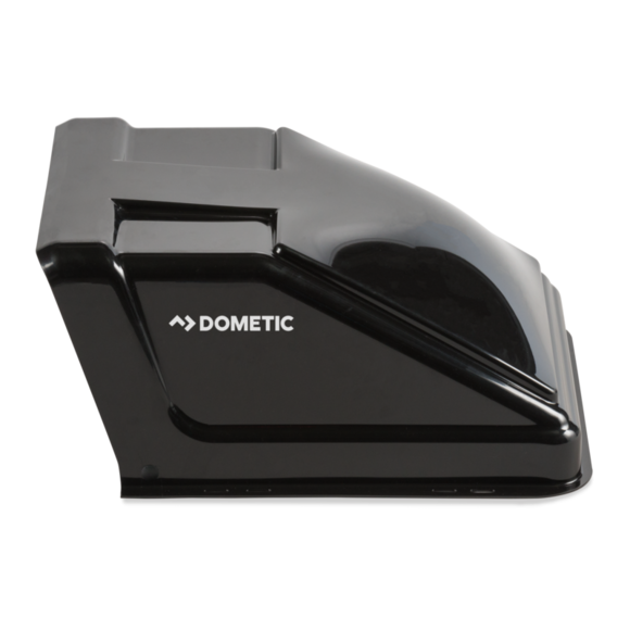 Dometic Roof Vent Cover, For 14 in x 14 in Vents, 23 in Length x 19-1/2 in Width x 10-1/4 in Depth, Black - U1400BL