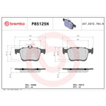 Brembo Brake Pads P85125N product image 7