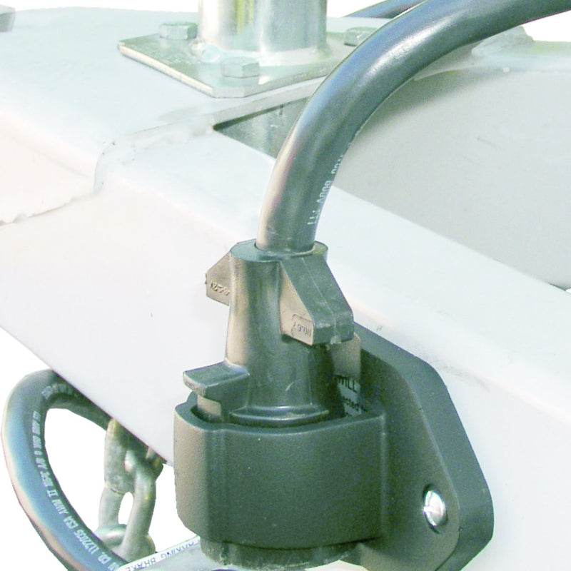 Tri-Lynx Trailer Wiring Connector Holder, Holds 7 Way End Connectors, Black - 8200B