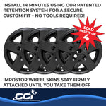 Coast2Coast Wheel Skins & Styled Wheel Covers IWCIMP340BLK product image 4