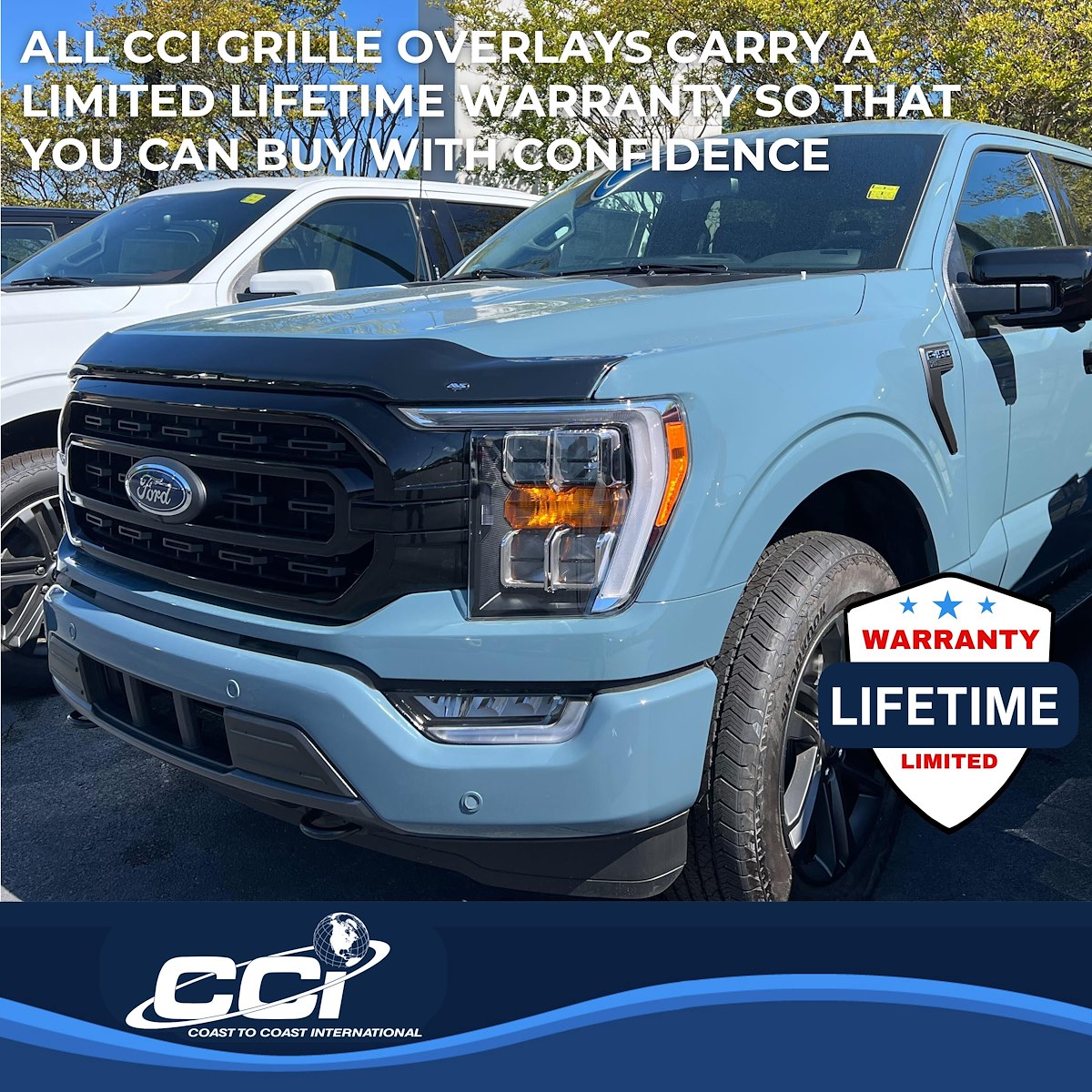 Coast2Coast Grille Overlays GI184BLK product image 3
