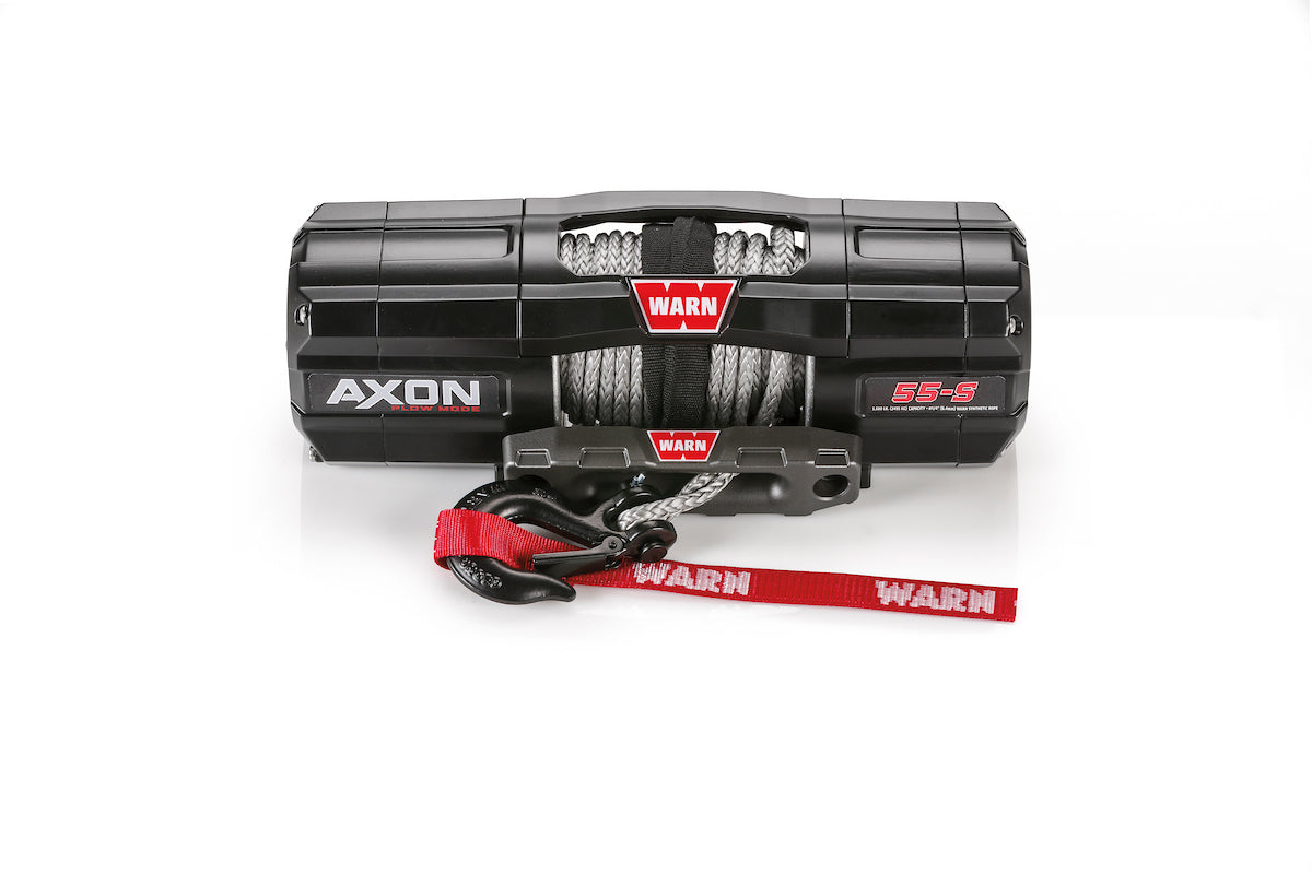 Warn Winch, AXON 55-S Series, 12 V Electric, 5500 lb Line Capacity - 110250