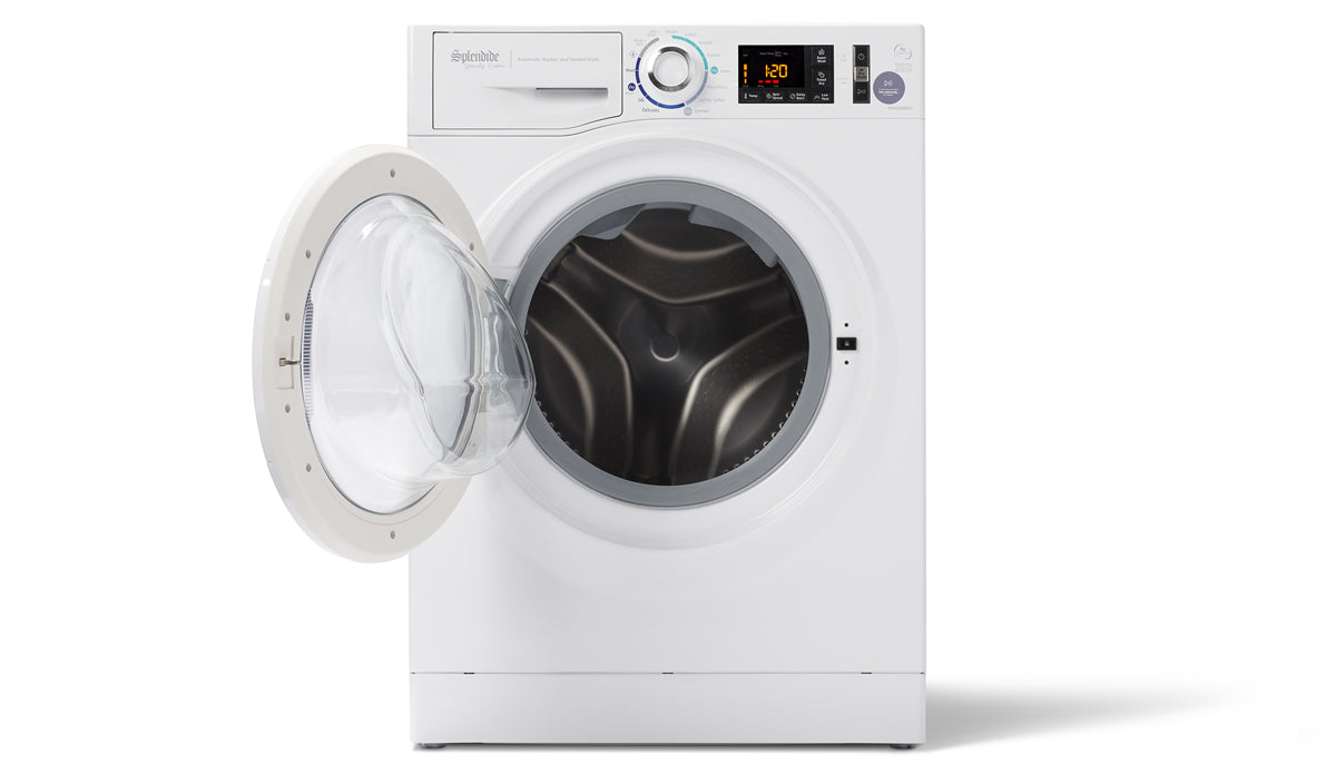 Splendide Clothes Washer/Dryer Combo Unit, 23-1/2 in Width X 33-3/8 in Height X 22-5/8 in Depth, White, 8 gal Of Water/Normal Wash Cycle - WDV2200XCD