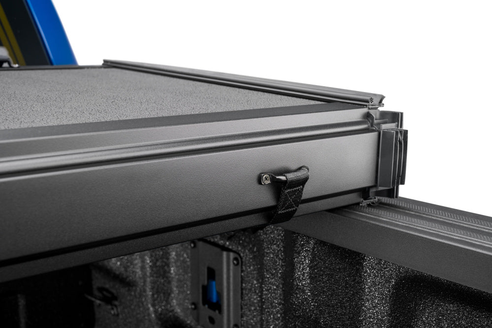 Extang Tonneau Cover, 2 Folds/3 Panels, Textured Black, 1 in Thick EnduraShield Panels With Aircraft-Grade Aluminum Frame - 88488