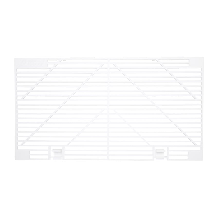 Camco Air Conditioner Ceiling Assembly Grille, 14-1/8 in Length x 7-11/16 in Width, White, With 1 Grille And 1 Filter - 40409