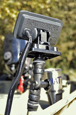 Railblaza Fish Finder Mount, Friction Joints/Adjustable 15 degree Increment, 3 Axis Mount, Black - 02-4140-11