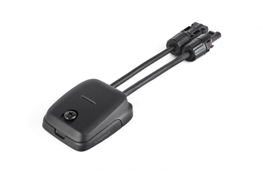 Scanstrut Cable Gland, Use To Pass Through 0.19 in And 0.23 in Cables In Combination, Black, IP68 Waterproof - DS-HD6-BLK