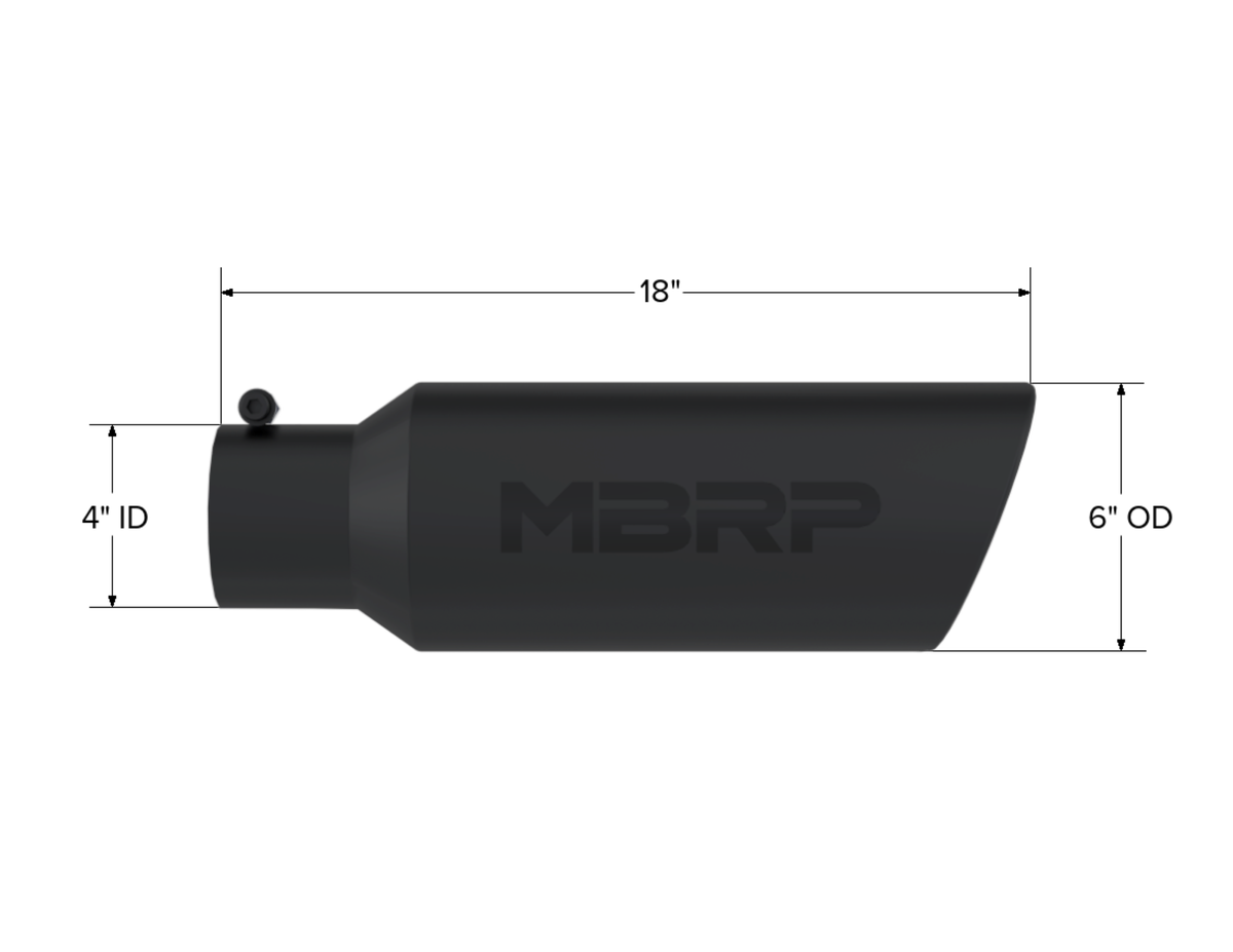 MBRP Exhaust Exhaust Tail Pipe Tip T5130BLK product image 2