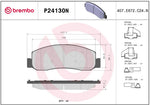 Brembo Brake Pads P24130N product image 2
