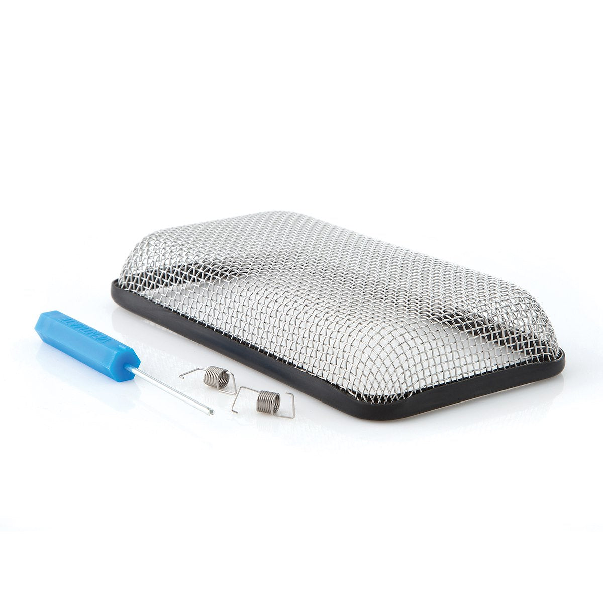 Ventmate Bug Screen - RV Appliance, 7-9/16 in Length x 4-1/8 in Width x 1-3/8 in Depth, Stainless Steel, Model VNT-F100 - 68297