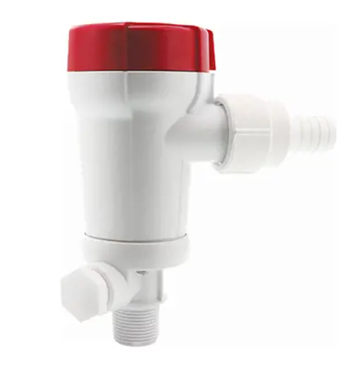 Rule Livewell/Baitwell Pump, 800 gal Per Hour, 3/4 in NPT Inlet x 1-1/8 in Discharge, 3.01 in Width x 5.62 in Height - 603FC