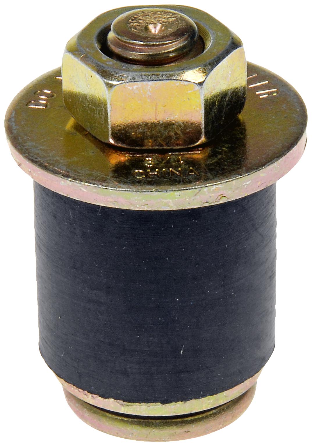 Dorman Expansion Plug, Rubber Plug With Steel Plate, 3/4 in Plug/Seals 3/4 in - 7/8 in Holes - 02608