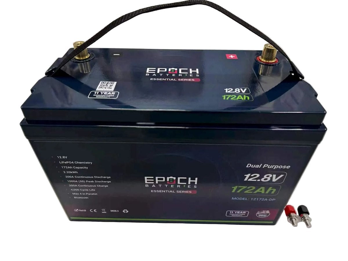 Epoch Battery, Essential Series, Group 31, 12.8 V - 12172A-DP