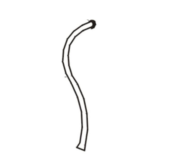 Thetford/ Norcold Refrigerator Drain Tube, Replacement For Norcold 1200/1210 Series Refrigerator - 50673