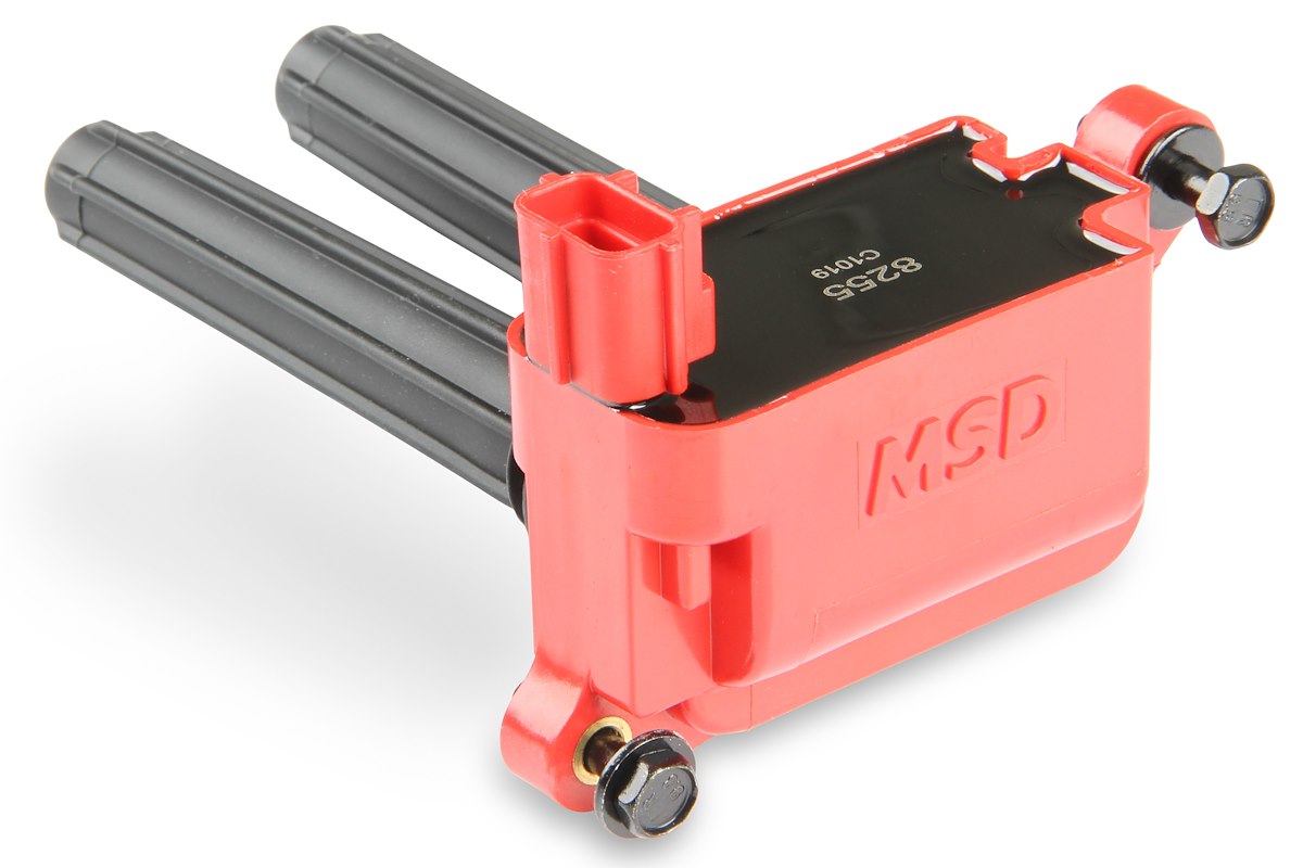 MSD Ignition Ignition Coil, Red and Black, Set Of 8 - 82558