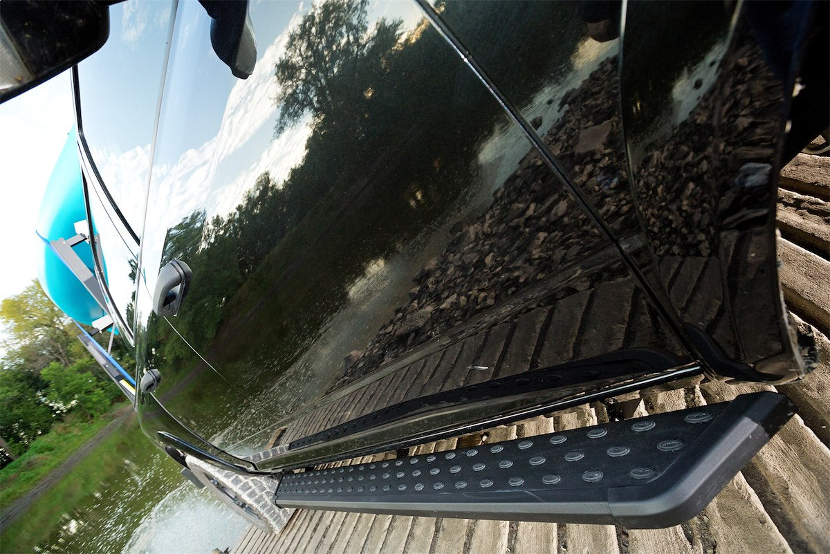 Dee Zee Running Board, NXT Series, Black, Aluminum - DZ16301