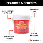 Lippert Roof Coating, White, 1 gal Pail - 862401