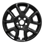 Coast2Coast Wheel Skin, 17 in, 5 V Spokes, Gloss Black, Set Of 4 - IWCIMP443BLK