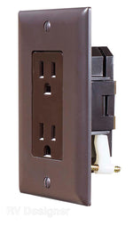 RV Designer Receptacle, 125 V AC - S815
